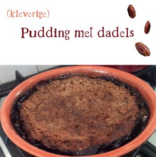 Pudding met dadels