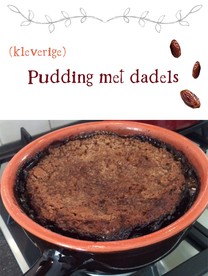 Pudding met dadels
