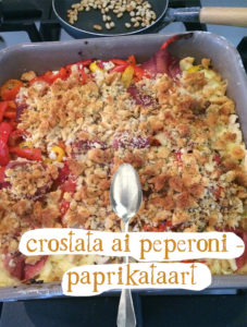 crostata ai peperoni - paprikataart recept