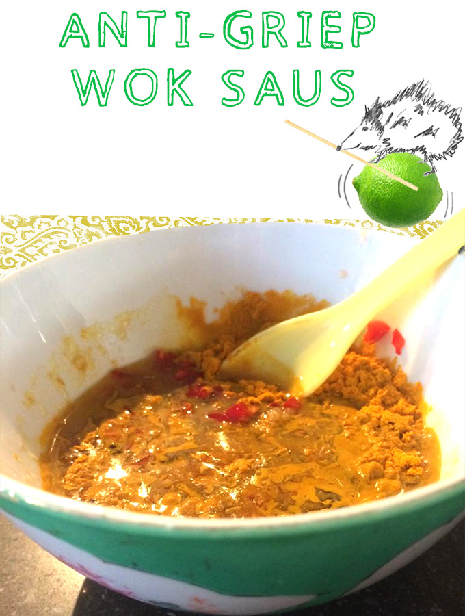 Anti-griep wok saus