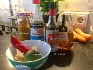 wok saus recept ingrediënten