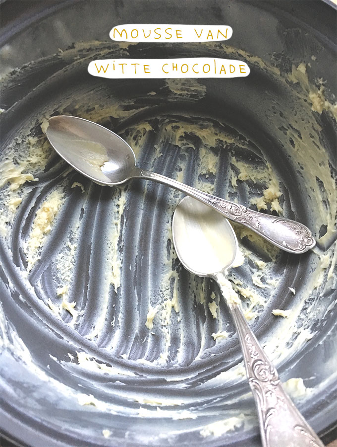 recept witte chocolade mousse